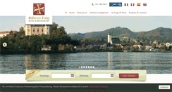 Desktop Screenshot of hotel-in-grein.at