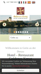 Mobile Screenshot of hotel-in-grein.at
