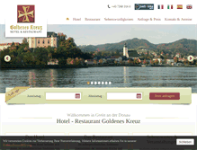 Tablet Screenshot of hotel-in-grein.at